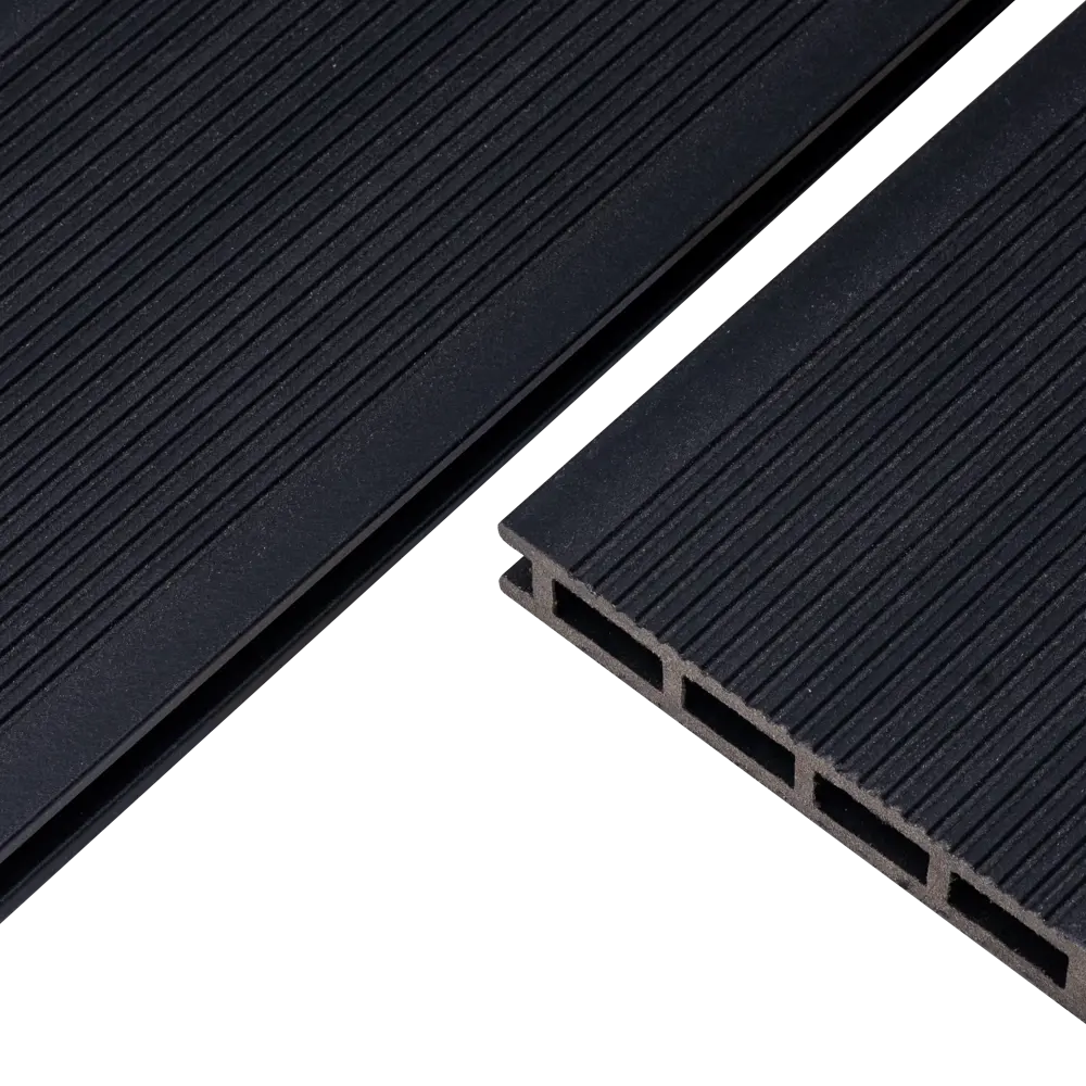 Террасная доска ДПК MultiDeck цвет Черный 3000x140x22 мм. Вельвет 0.42 м² 85473638 STLM-2060773 МУЛЬТИДЕК  - Вид №2