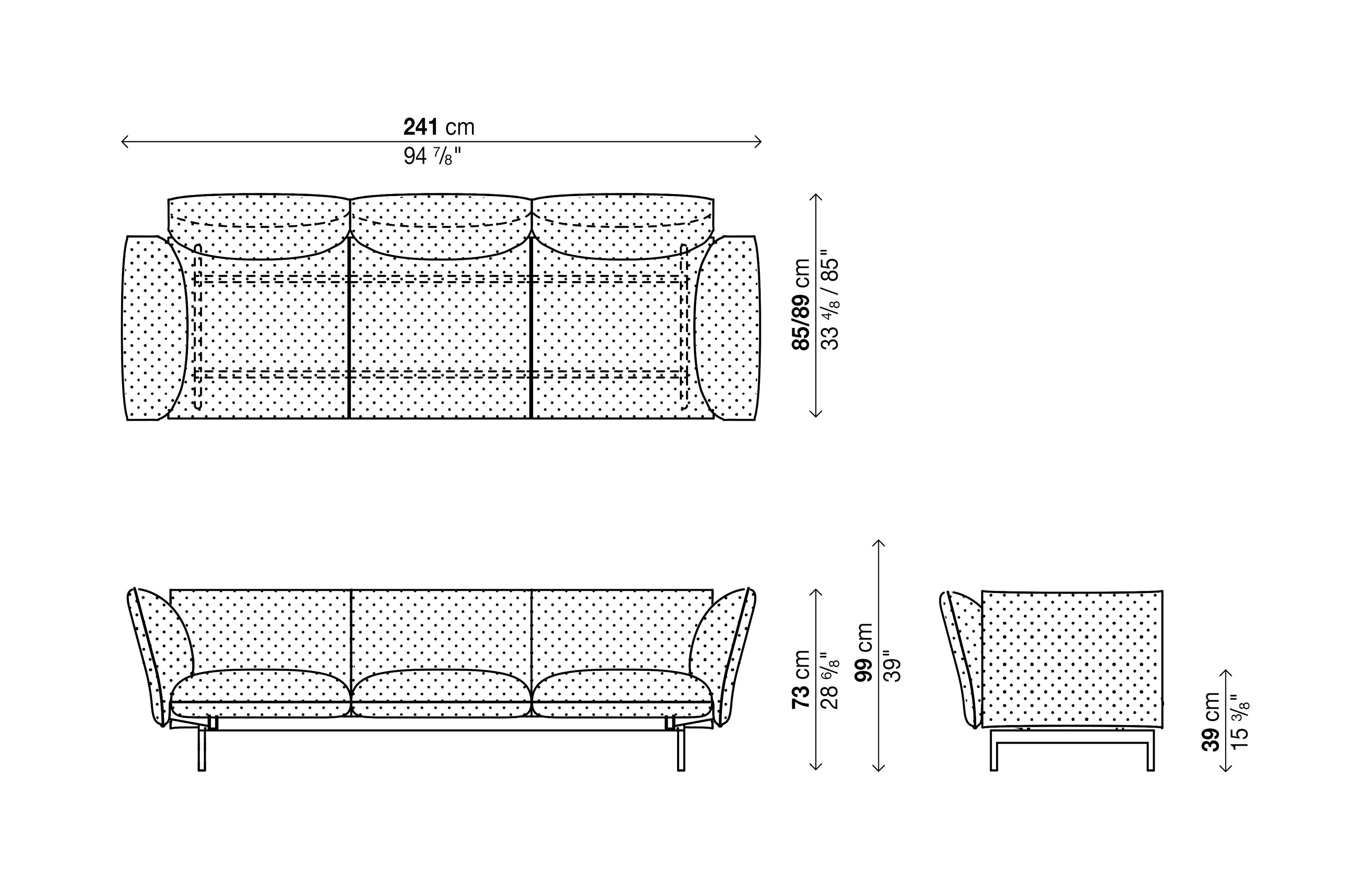 3-местный диван Kristalia Tenso ARCH-00053096 - Вид №3