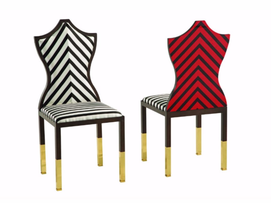 Мягкий стул из ткани ROCHE BOBOIS Christian Lacroix Maison ARCH-00035045