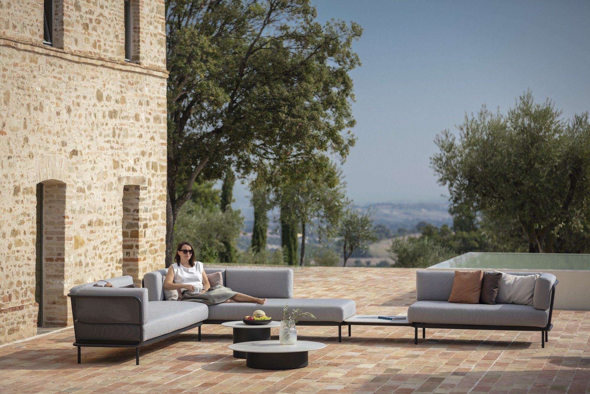 Тканевый модульный садовый диван Todus Baza ARCH-00073566 - Вид №7