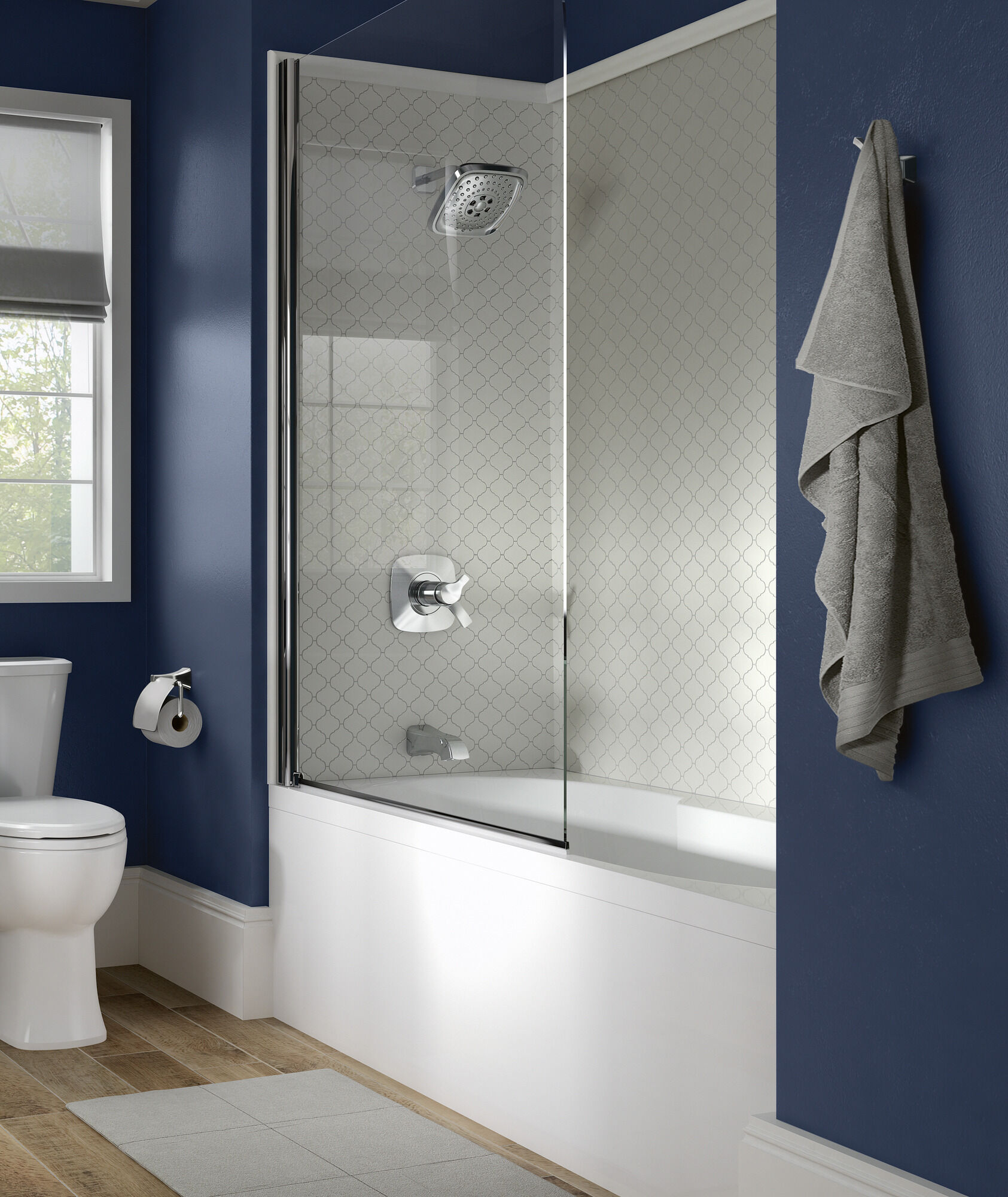 752500-PN Держатель салфеток со съемной крышкой Delta Faucet Tesla Полированный никель - Вид №2