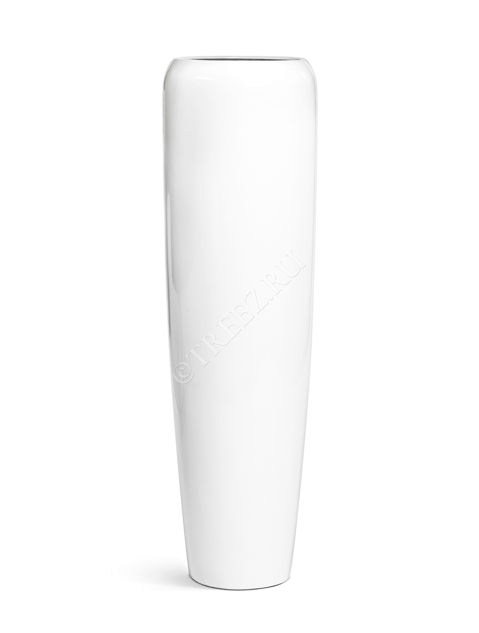 41.3320-05-036-WH-075 Кашпо  Effectory - серия Gloss - Высокий конус Design - Белый глянцевый лак Цветочная коллекция  - Вид №9