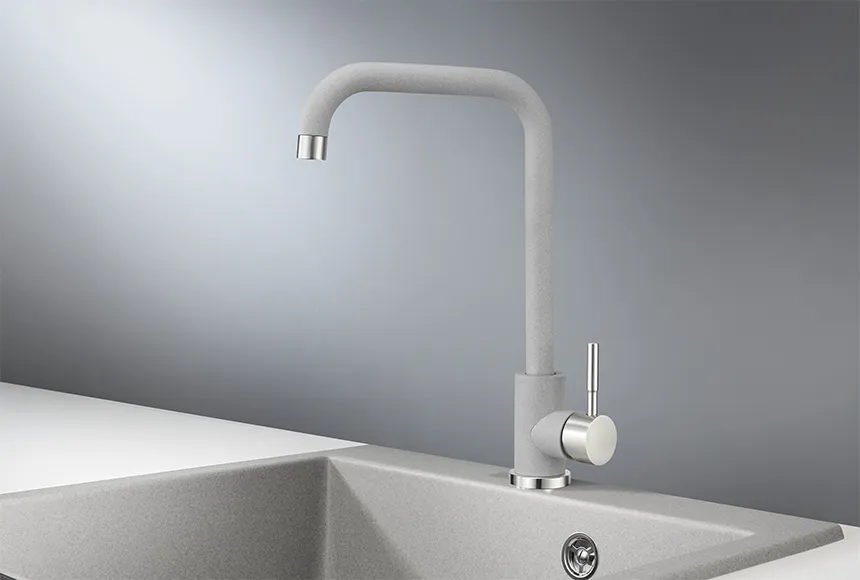 ST-4033, БАЗАЛЬТ, СМЕСИТЕЛЬ КУХОННЫЙ GRANULA Standart ST-4033-ST143