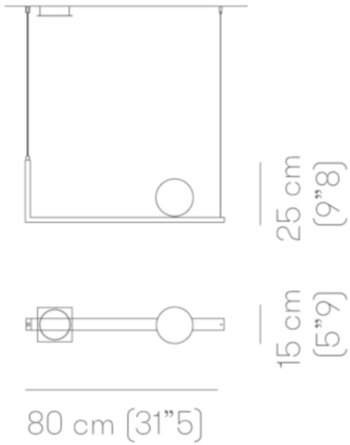 VeniceM Светодиодный подвесной светильник из латуни sun-id-1404193 - Вид №1