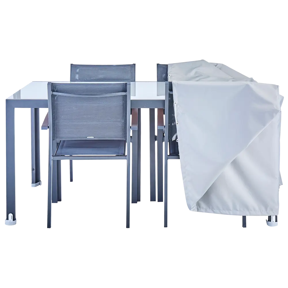 Защитный чехол для стола Naterial 170x60x110 см полиэстер светло-серый 84463527 STLM-2113142  - Вид №2