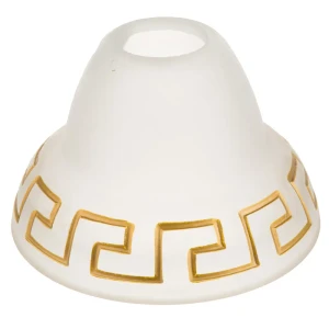 Плафон Этруска E27, цвет прозрачный матовый/бронза