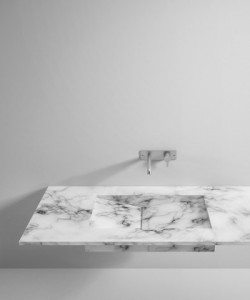 Rexa Design Столешница из мрамора с умывальником D_taglio REXA-ST109