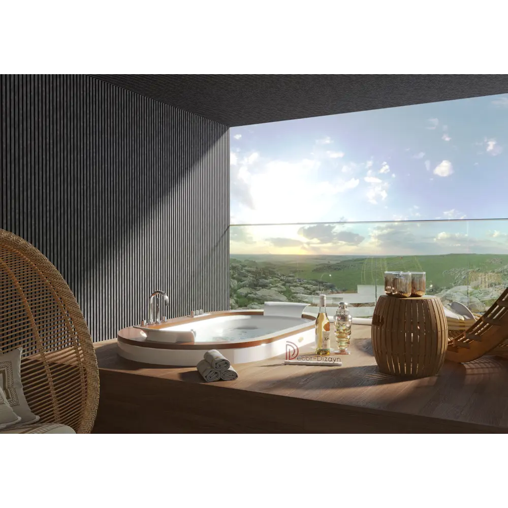 Панель стеновая Decor-Dizayn 904-70 10x150x3000 мм темно-серый 89338449 STLM-2085048  - Вид №5