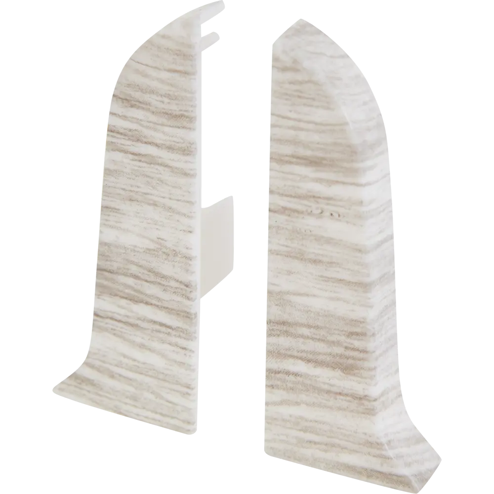 Заглушки для плинтуса «Дуб Рейкьявик», высота 62 мм, 2 шт LIDER STLM-2109624