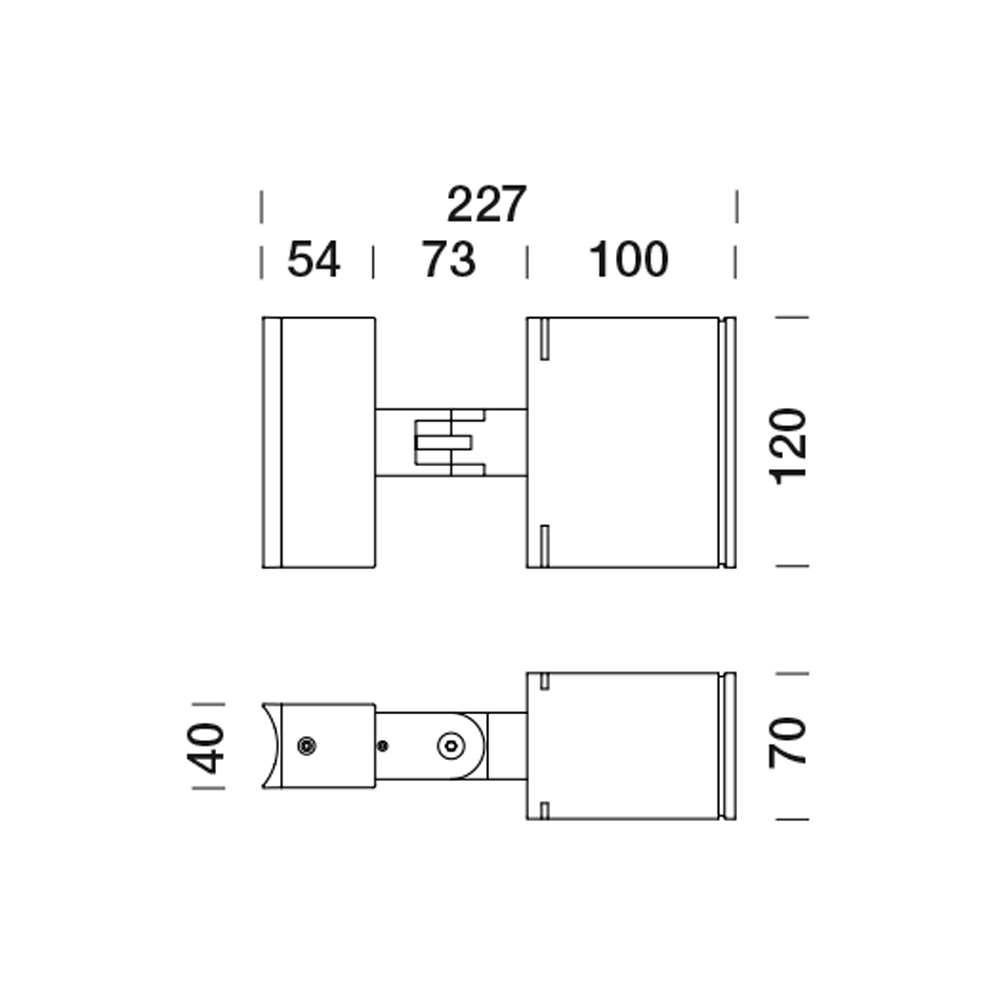 8720263 Уличное освещение  Platek TARGET MEDIUM Su palo  TARGET MEDIUM On pole - 8 LED 4000K 24°  - Вид №2