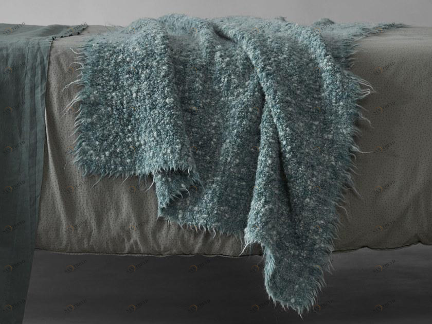 Society Limonta Однотонный плед из шерсти sun-id-1487129