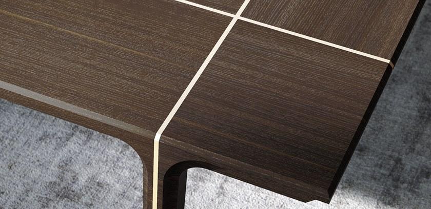 Natuzzi Прямоугольный обеденный стол из массива дерева Kendo sun-id-1426679 - Вид №4