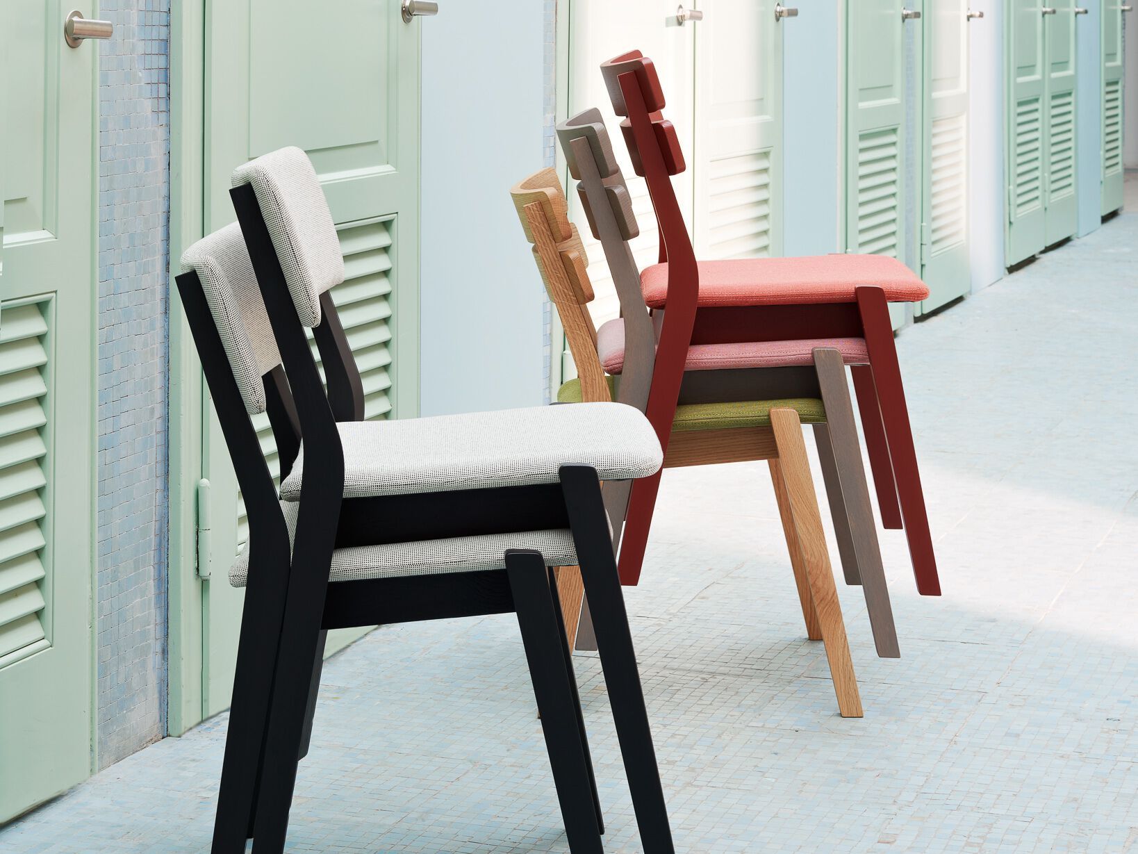 Деревянный мягкий штабелируемый стул Very Wood рамка ARCH-00091472 - Вид №3