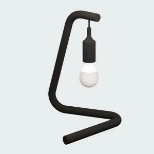 Лампа настольная светодиодная черная Bauhaus by Varya Schuka BHVS-LMP-BL WOODI  00-3966441 Черный