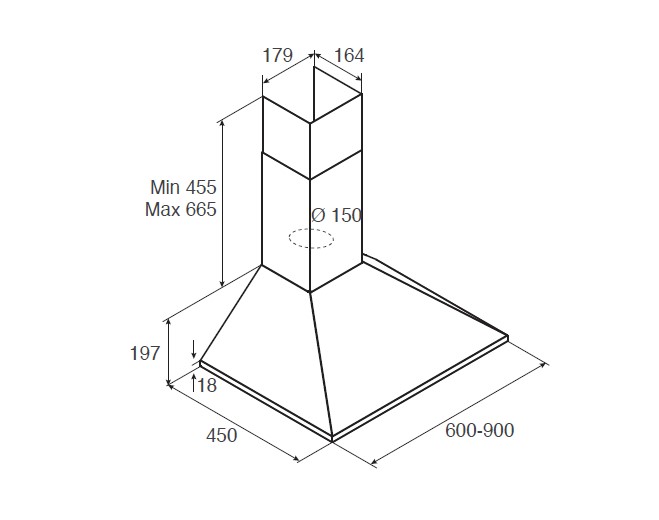 9064774 Вытяжка каминная Elica BERLIN IX/A/60 серебристый STDN-0082893 - Вид №1