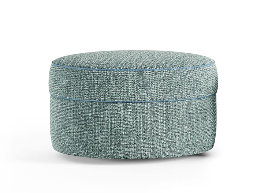 Круглый пуф из ткани Borzalino фрисби ARCH-00139714