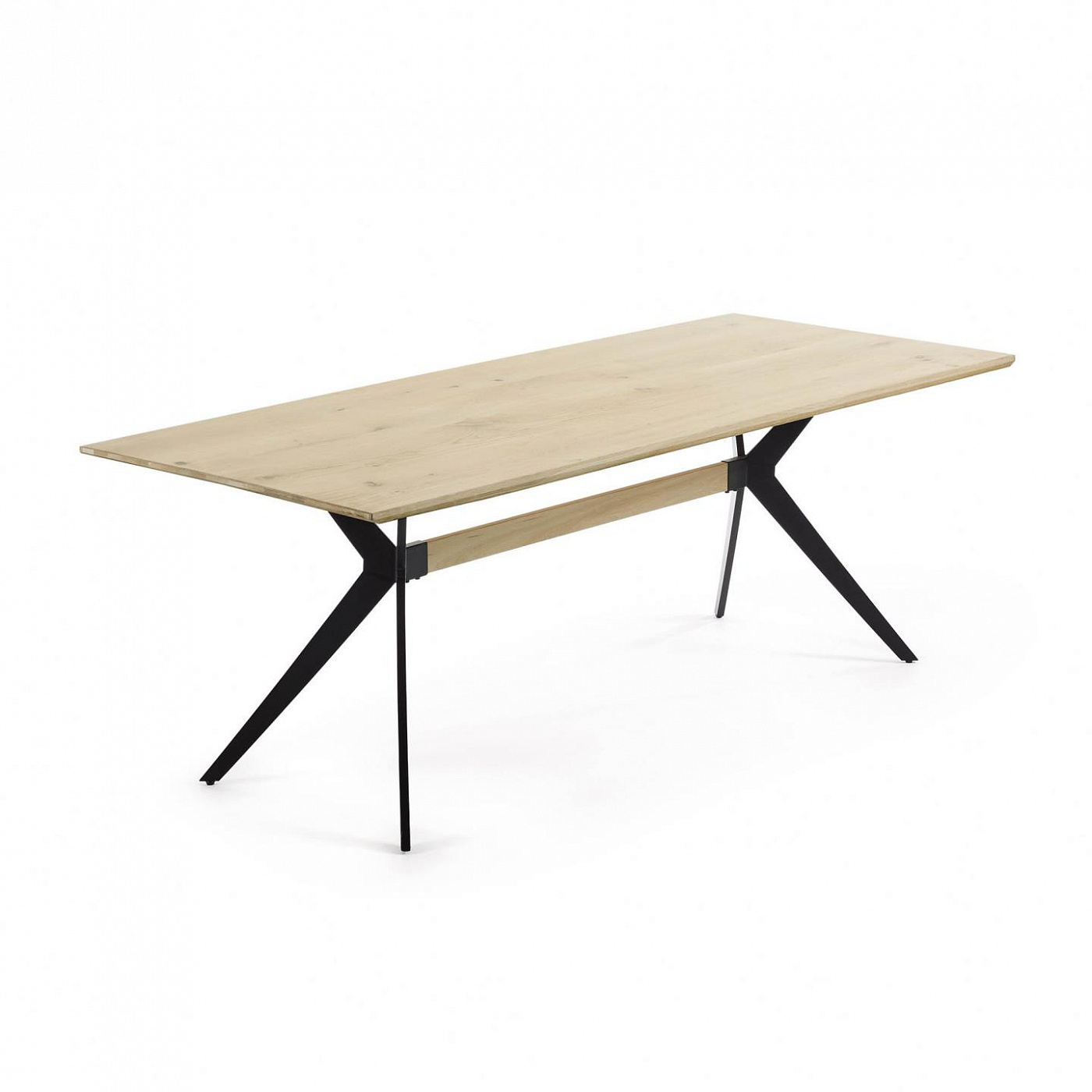 067277 Стол Amethyst 160х90 беленый дуб La Forma Amelie