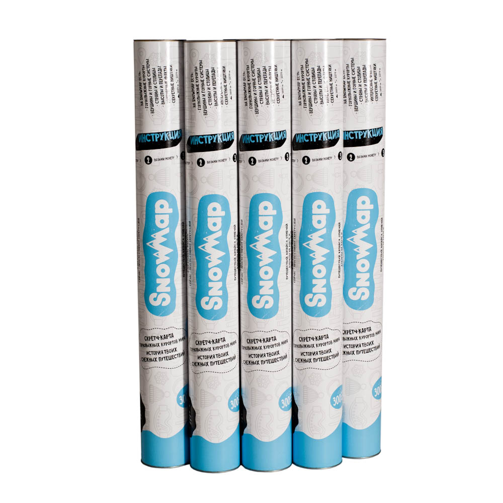 0300 Карта со скретч слоем snow map BadLab  - Вид №4