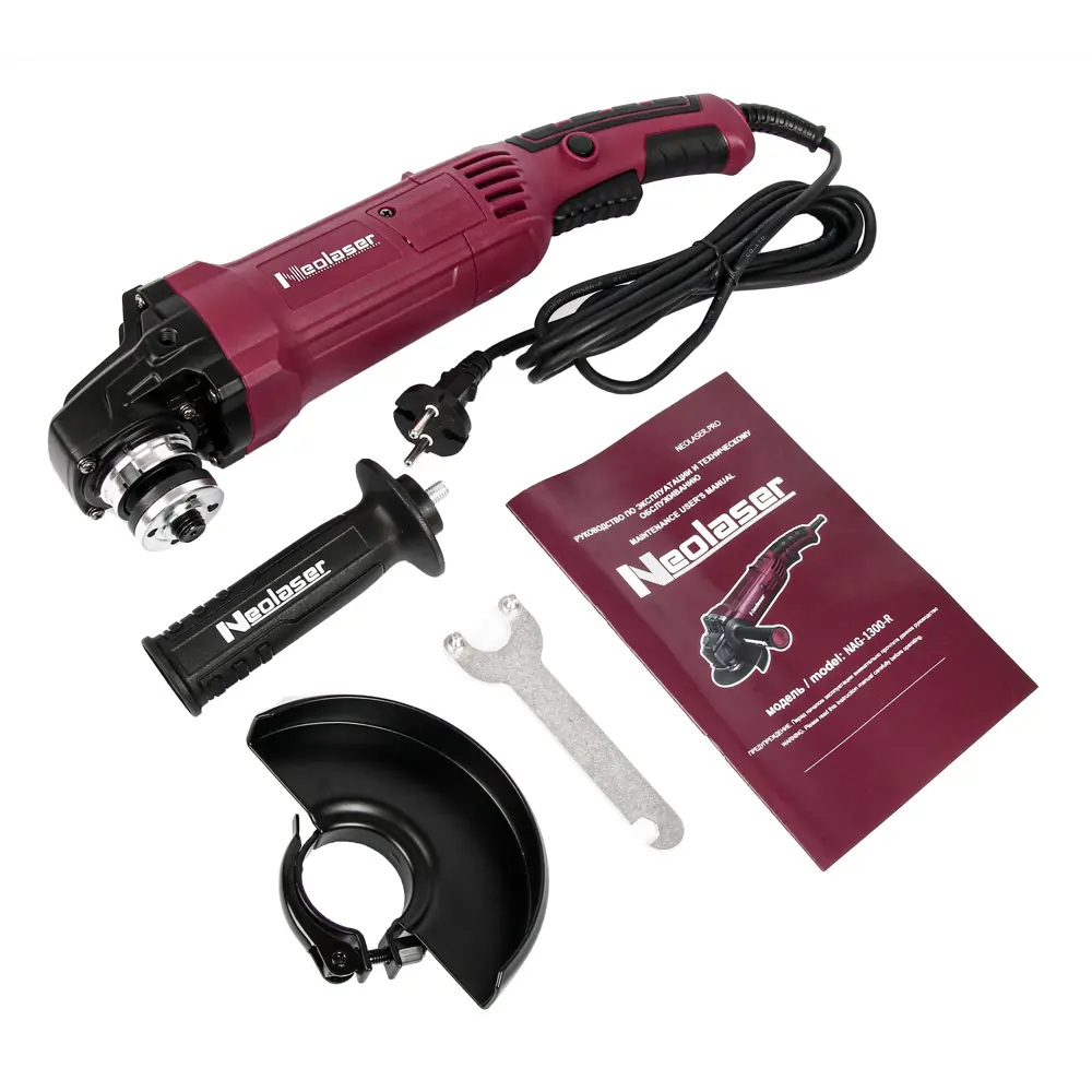 Углошлифовальная машина NEOLASER NAG-1300-R с электронной регулировкой скорости 89348567 STLM-0842153 - Вид №6