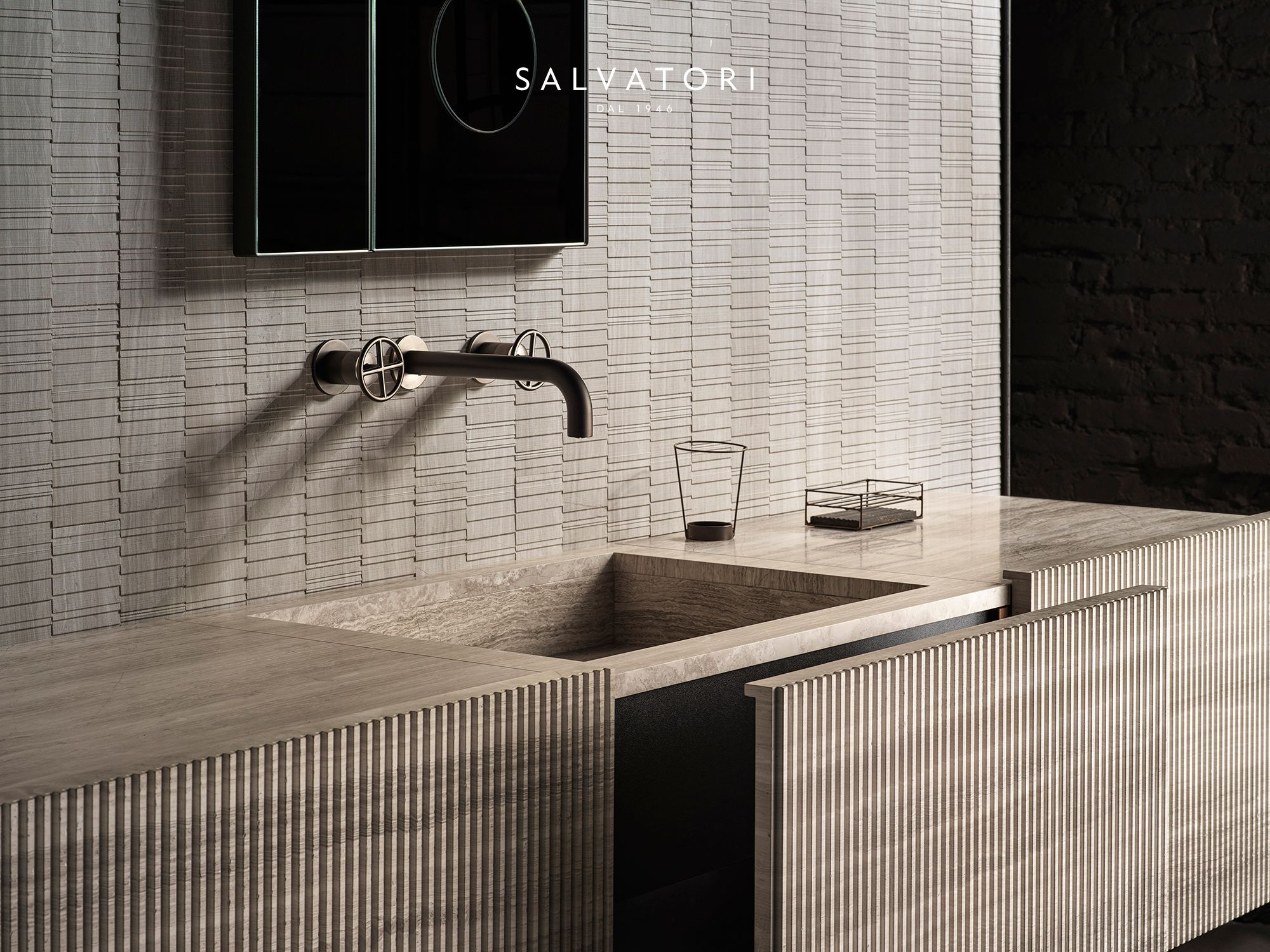 Прямоугольное настенное зеркало Salvatori ARCHIMEDE ARCH-00026855 - Вид №8