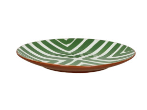 Круглая фарфоровая десертная тарелка