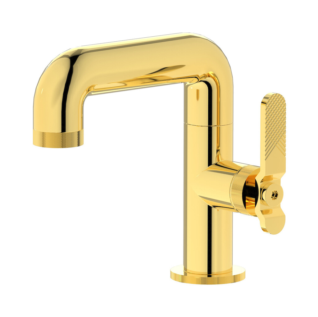 Смеситель для раковины на 1 отверстие в комплекте с донным клапаном WE ARE IB b2200oo Gold Bold