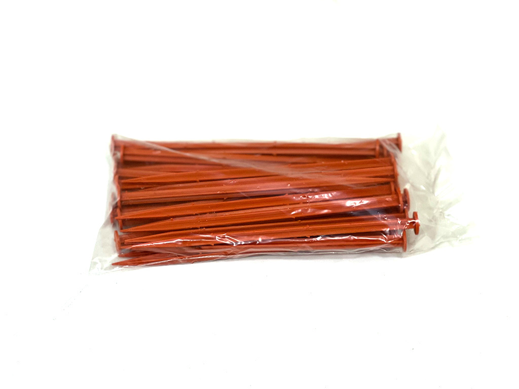 Колышек для подвязки и разметки территории, оранжевый ГеоПластБорд GPBST-191 - Вид №1