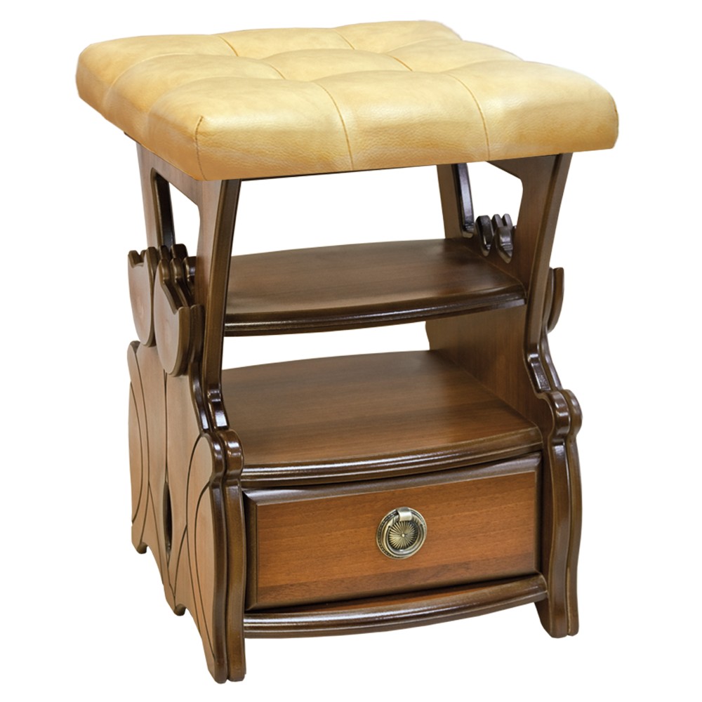 11178 Табурет с ящиком Марта 2 Песочный BOGACHO 4627138236727