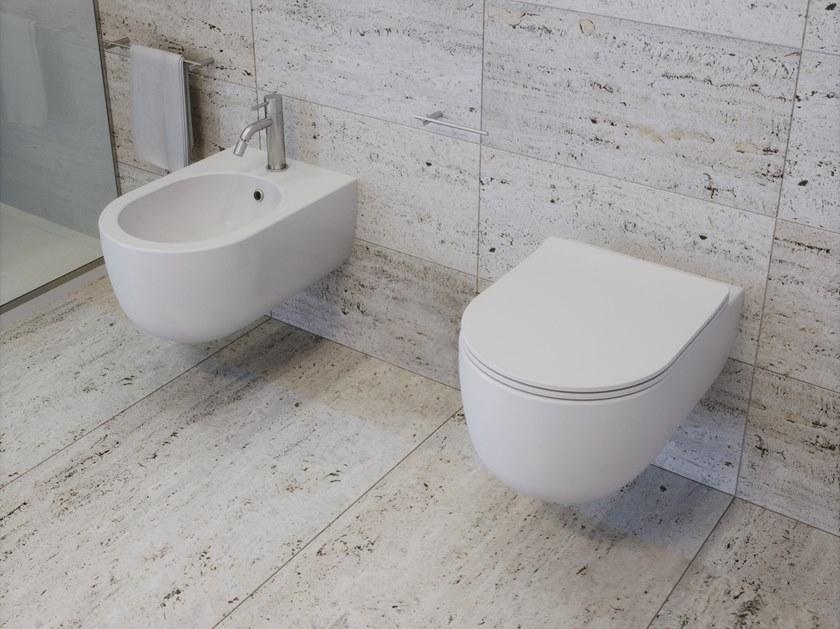 Mil120201 Подвесной унитаз настенный Белый Olympia Ceramica Milady Италия - Вид №1