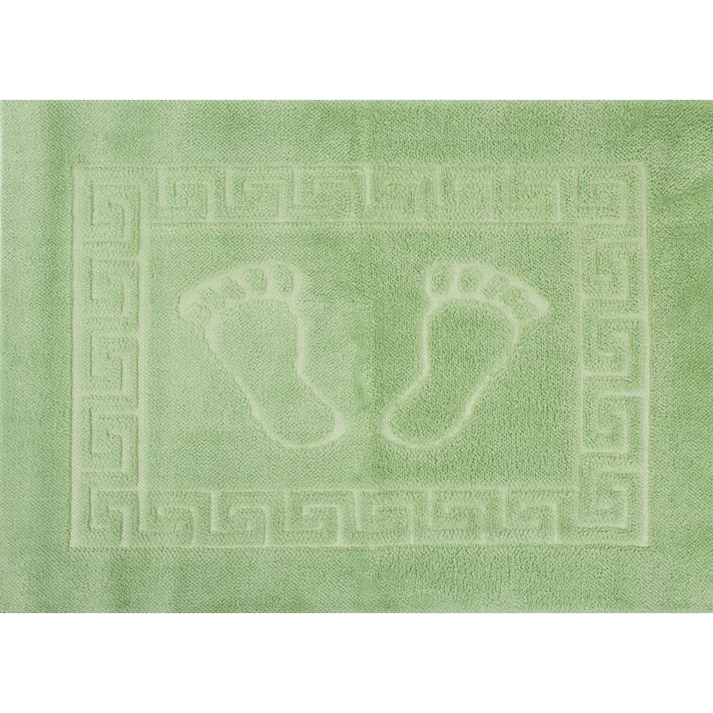 Коврик для ванной комнаты Foot 50x70 см цвет светло-зелёный PRIMANOVA STLM-2052011