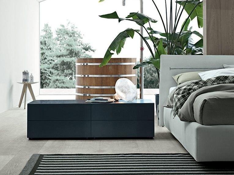 Poliform Деревянная тумбочка с ящиками Abbinabili sun-id-1435017 - Вид №1