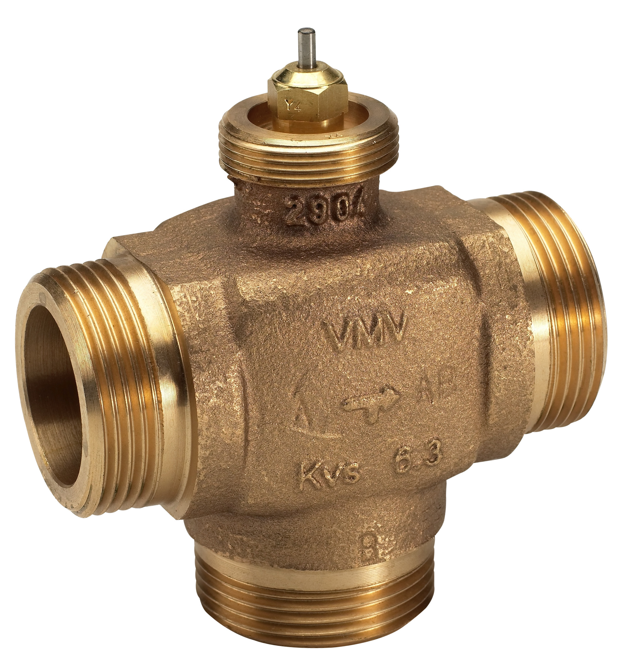 Danfoss Клапан регулирующий седельный трехходовой VMV Регулир.клапан Ду 15 3-х ходовой 065F6015  - Вид №9