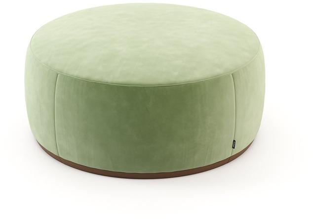 Domkapa Круглый бархатный пуф  Dkh14  - Вид №2