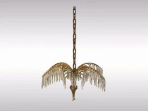 Woka Lamps Vienna Люстра из хрусталя и латуни