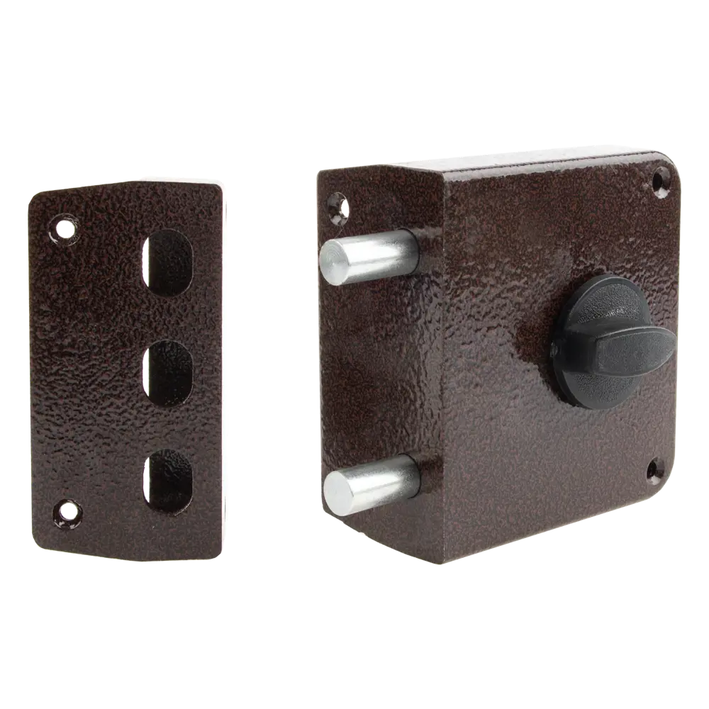 ЗЕНИТ Накладной замок ЗН1-3-2 с цилиндровым механизмом в медном исполнении 85302638 STLM-0061033 - Вид №1