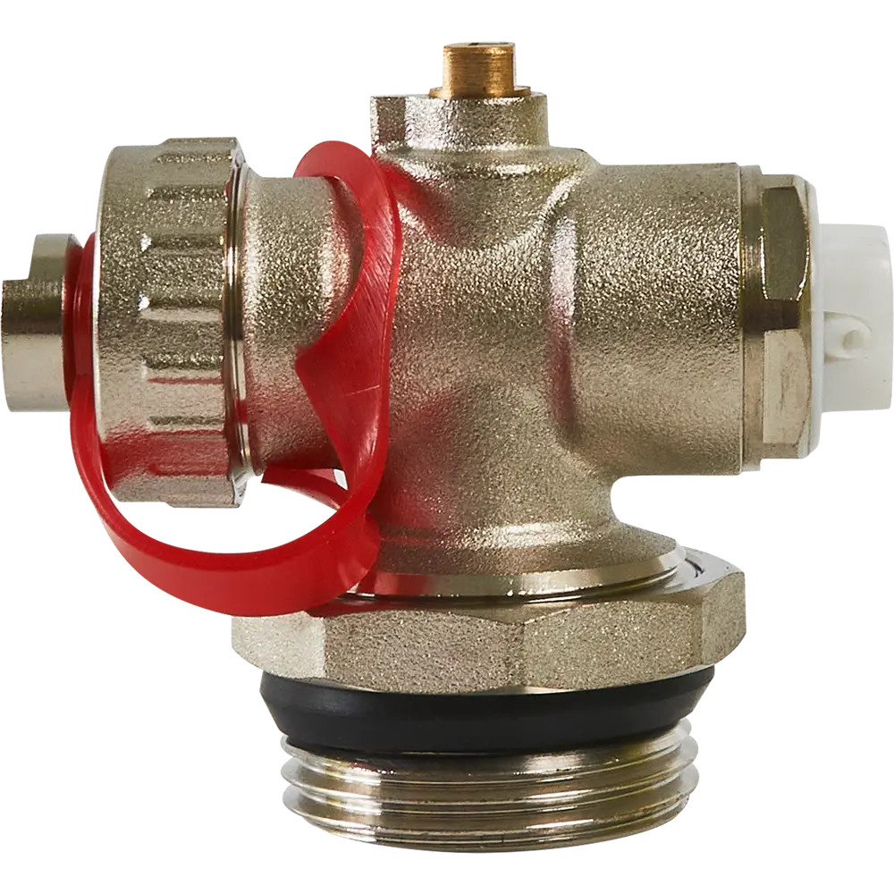 Регулируемый концевой фитинг Rommer с ручным воздухоотводчиком 1" 87956068 STLM-1432742 - Вид №1