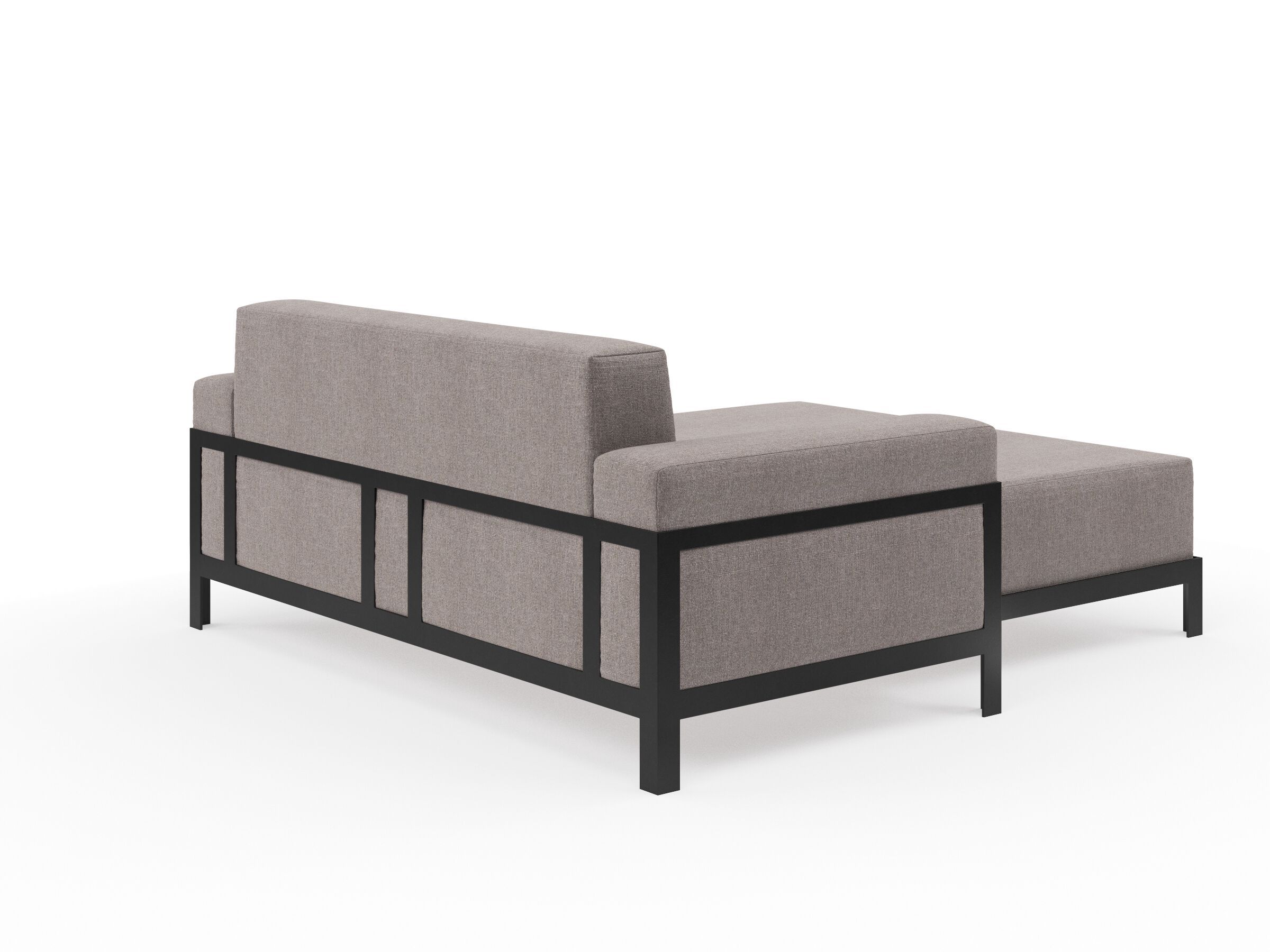 Двуспальная Садовая кровать из ткани с подлокотниками Walters More Comfort ARCH-00084600 - Вид №2