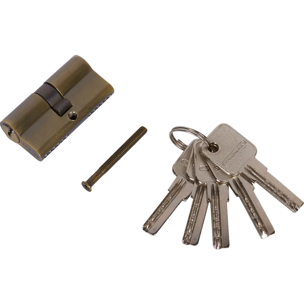 Цилиндр перфорированный Al 60 C AB ключ-ключ, бронза 14252241 STLM-2211685 PALLADIUM  - Вид №1