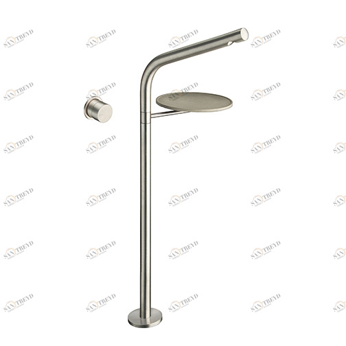 CRISX281 Смеситель для раковины в сборе с напольным изливом, шарнирным соединением и сливом Up & Down 1 "1/4 Cristina Rubinetterie 