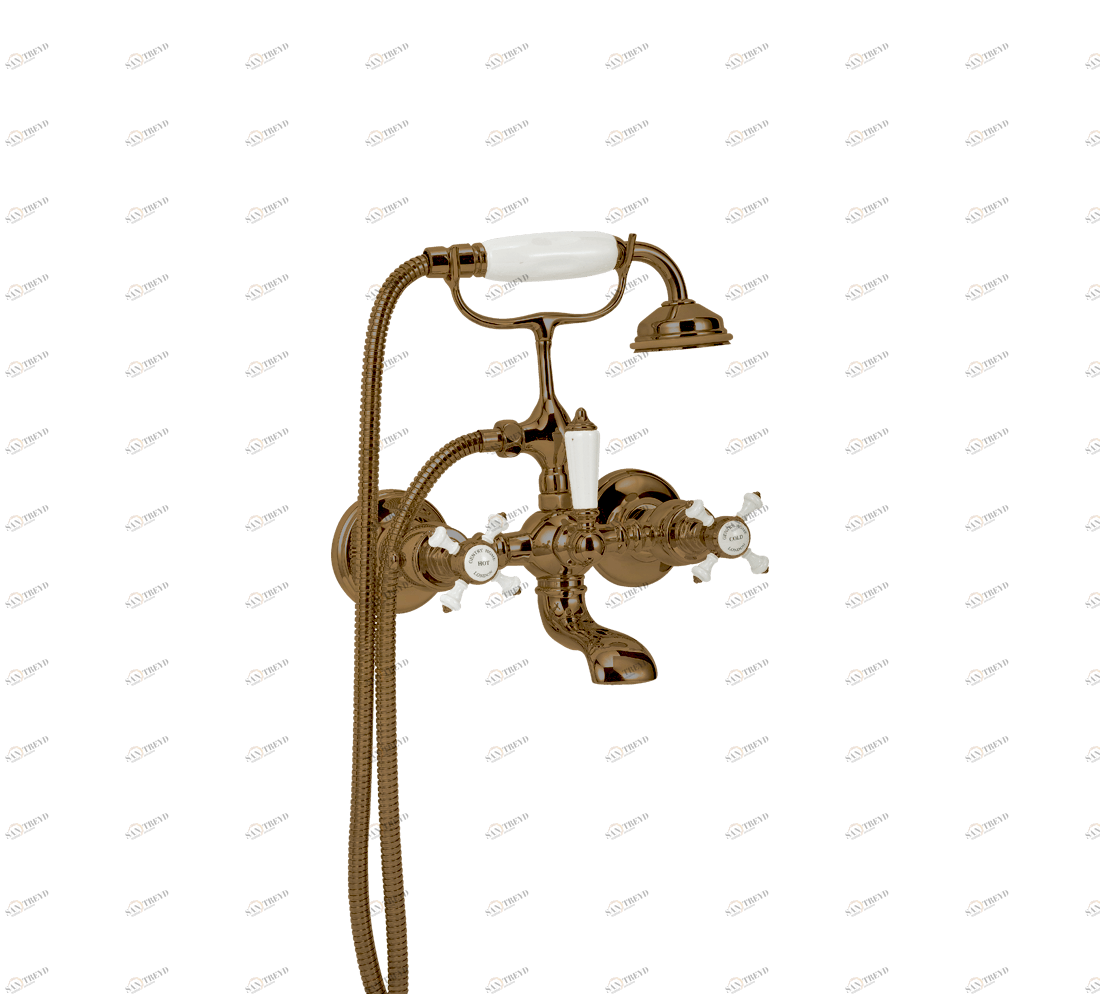 Gentry Home Смеситель для раковины от центра к центру 2 отверстия под смеситель 200 мм Chelsea Бронза GH101665