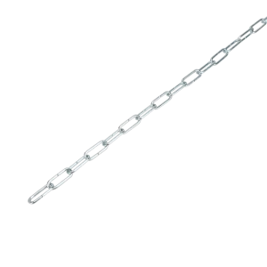 Цепь 2 мм длинное звено 10 м сталь оцинкованная