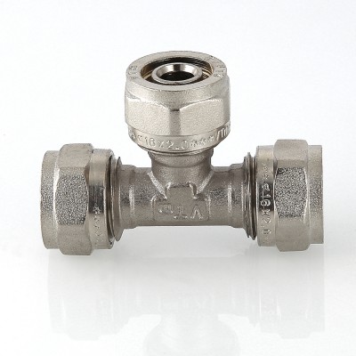 VTm.331.N.261620 Фитинг обжимной – тройник Valtec 26 х 16 х 20 мм  - Вид №8