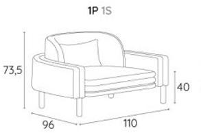 Adrenalina Кресло из ткани с подлокотниками Mercury sun-id-1478259 - Вид №8