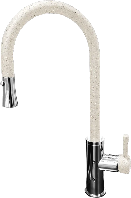 Кухонный смеситель 7652 белый GranFest 