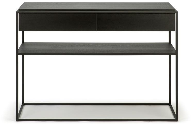 Ethnicraft Прямоугольная консоль из дуба с ящиками Monolit 26872/26873 - Вид №6