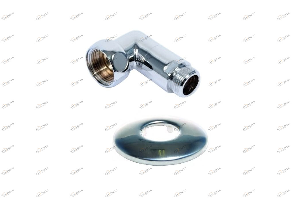 Уголок для полотенцесушителя Aquanet г/ш 1"-1" с отражателем ( 2 шт.) 00234717