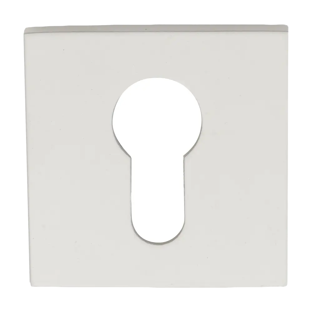 Накладка на замочную скважину Edson EDS-SC-Q2 51.6 мм цвет белый STLM-2003846