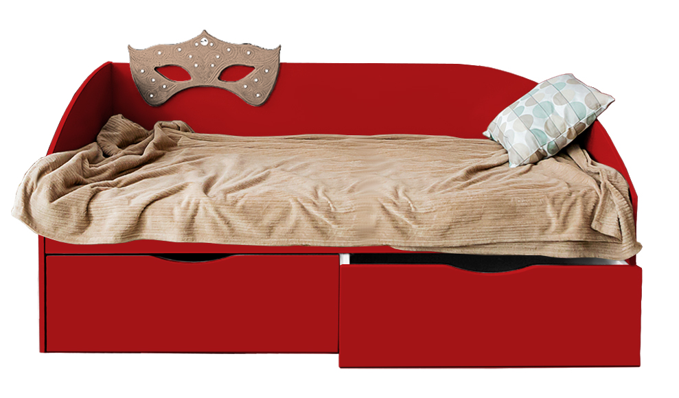 Подростковый диван-кровать с 2 ящиками "Венеция" МАНДАРИН ВЕНЕЦИЯ 178665 Желтый Santreyd - Вид №2