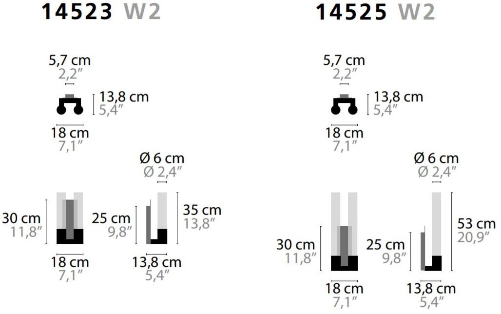 ILFARI Настенный светильник из металла с отраженным светом Infinity 14523 / 14525 - Вид №2