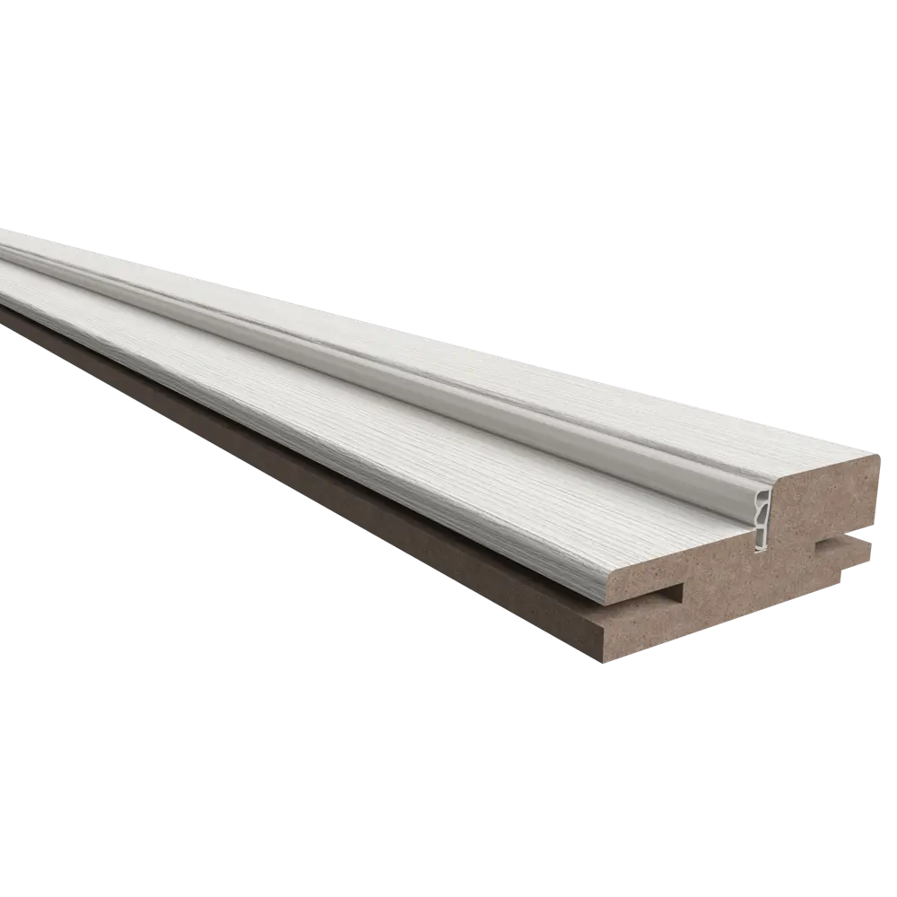 Комплект дверной коробки с уплотнителем 2300х80 мм, цвет белый дуб VFD STLM-2145439